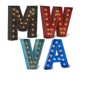 18 Marquee Letters Light Up Letter Light Marquee Etsy