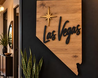 Custom State Wood Wall Art, Personalized Destination Sign, Vacation Home Airbnb Decor Wedding Gift