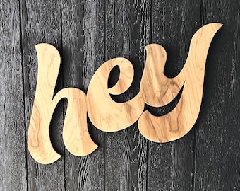 Custom maple wood sign, personalized name wall art