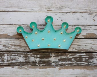 Big crown marquee vintage style metal steel...........    birthday decor home bedroom queen princess kitchen