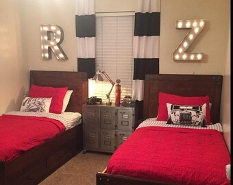 18" steel marquee light up letter, custom font choice