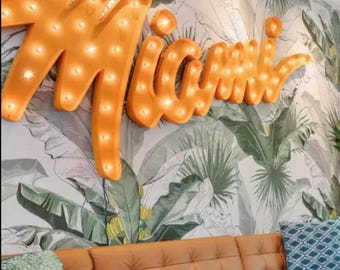 Metal marquee sign marquee letters metal steel large script sign...........   bar hola sign photos business  bar home eat