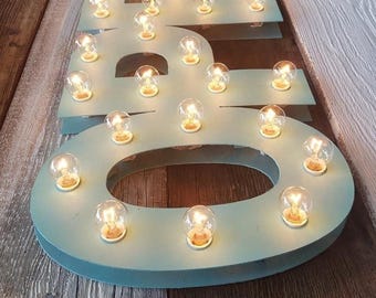 Sale in stock open sign lighted marquee large custom vintage inspired wood sign… open lighted sign business boutique vendor event