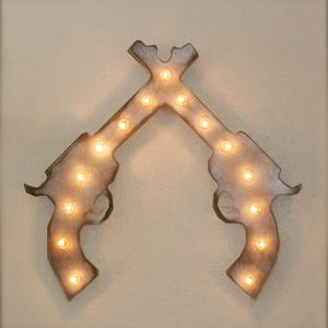 24&quot; marquee sign large vintage style twin x marquee in wood...........     boys room, cowboy, cowgirl, gameroom