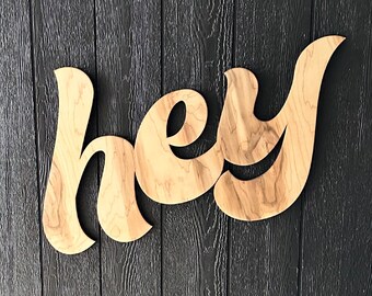 Big Custom Wood Sign, Personalized, 3d, Nursery, House Warming, Wedding, Boho, Mid Century, Bar, Business, Baby Shower Gift Name Wall Art