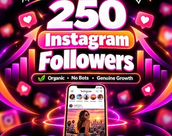 Guide till Instagrams tillväxt | Strategi för att få 250+ organiska följare (digital nedladdning)