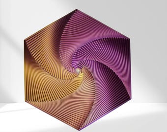 Cute Spiral Desk Decor | Aesthetic 3D Printed Room Accessory | Satisfying Cozy Gift