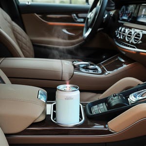 Rechargeable Mini Humidifier, Cordless Portable Air Diffuser, Car Cup Holder Humidifier, Bedroom Mist Decor, Travel Gift