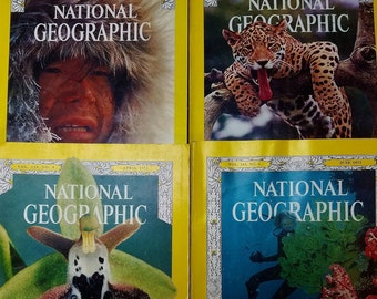 1970's National Geographic Magazines Sold Individually