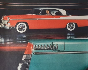 1956 Chrysler "Power Style" Original Vintage Car Advertisement