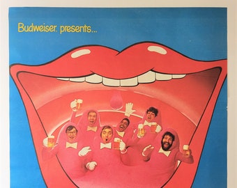 1979 Budweiser Ad "The Tastebuds" Original Vintage Magazine Ad