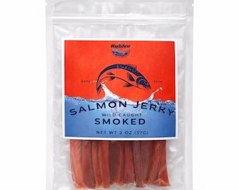 Wild Caught Smoked Salmon Jerky 2 Pack