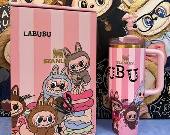 Kawaii 40oz Tumbler: Laser Engraved Pastel Drinkware