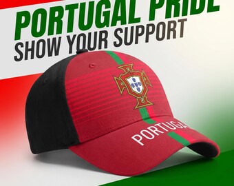 Portugal Soccer Baseball Cap | FPF Football Fan Hat |  Portugal National Team Gift | Soccer Fan Hat | World Cup 2026 Souvenir