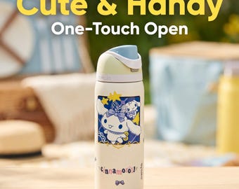 Owala Tumbler, 32oz Insulated Stainless Steel Water Bottle,Tumbler With Cinnamoroll Design