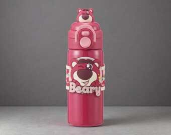 Disney Insulated Water Bottle,17OZ Stainless Steel Double Wall Vacuum Cartoon Water Bottle,Tumbler with Design