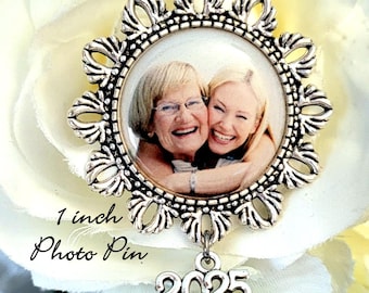 Graduation Memorial Photo Pin 2026 Photo Memory Charm Pet Memory Photo Dad Mom Grandmom Grandfather Bridal Gift