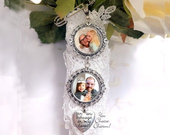 Bridal Bouquet Photo Memorial Charm Wedding Memory Photo Charm Bridal Shower Gift Wedding Memory Charm 1, 2, 3 or 4  Photo Charms