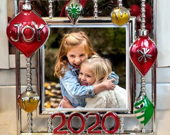 PHOTO Ornament 2020 Christmas Gifts Under 20 Photo Gift for Mom Dad Christmas Gift for Grandmother MANY STYLES! Pet Photo Office Gift