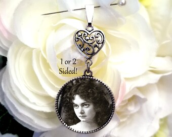 Bridal Bouquet Memorial Photo Charm Wedding Bridal Shower Gift for Groom Lapel Pin Loss of Mom Dad Bridal Shower Gift Memory Keepsake