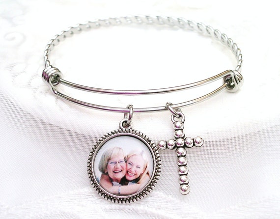 memory photo charm bracelet