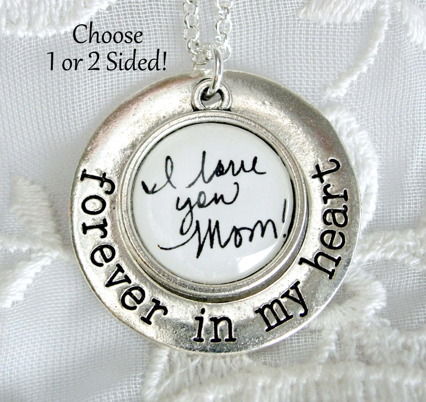 Photo Necklace Photo Memory Charm Necklace Forever in My Etsy