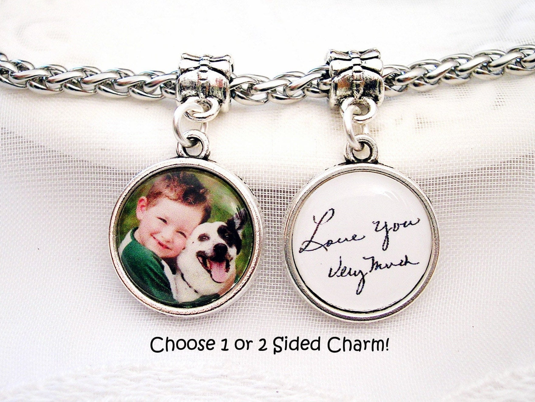 Photo Charm for Pandora Bracelet or 