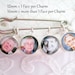 Groom Photo Lapel Memory Pin Gift Boutonnière Wedding Gift Photo Memory Keepsake Sympathy Gift Memorial Charms Pin Opens at the Top!!