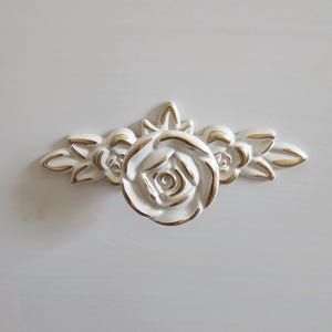 Antique Style Rose Flower Dresser 12 Knobs Shabby Chic Cabinet Drawer Pulls