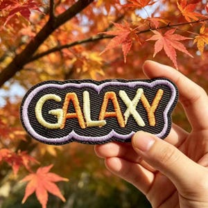 GALAXY Patch, Fabric Applique for Clothes, Backpack Decoration