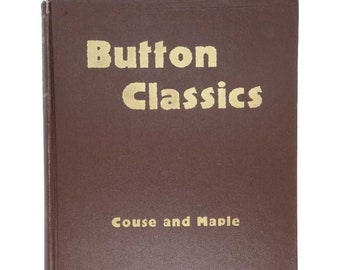 Vintage American Book: Button Classics by L. Erwina Couse and Marguerite Maple