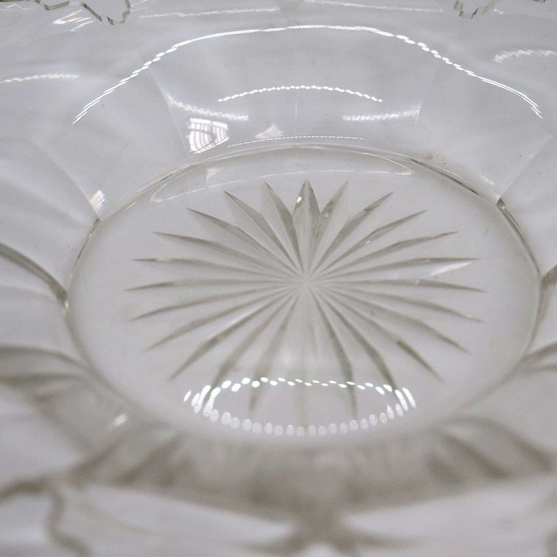 Antique Bavarian Cut Clear Glass Butter Dish and Underplate - Etsy