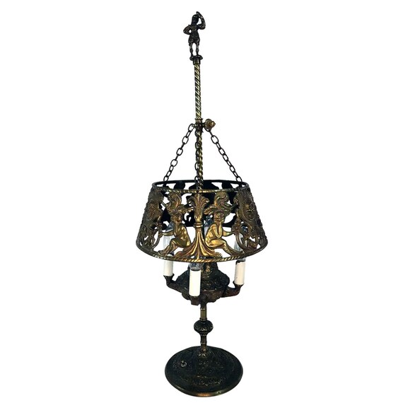 Pierced brass lamp shade deals