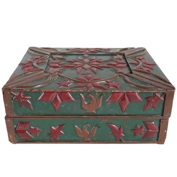 Red Document Box Etsy