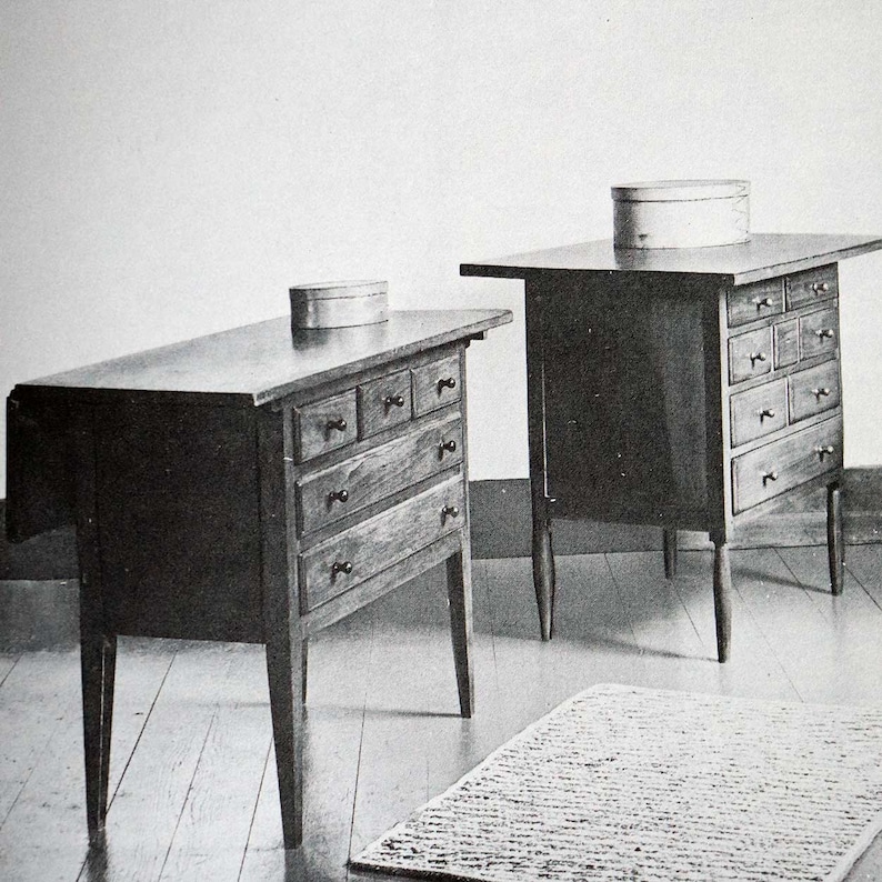 Vintage Book Shaker Furniture by Edward Deming Andrews & Etsy