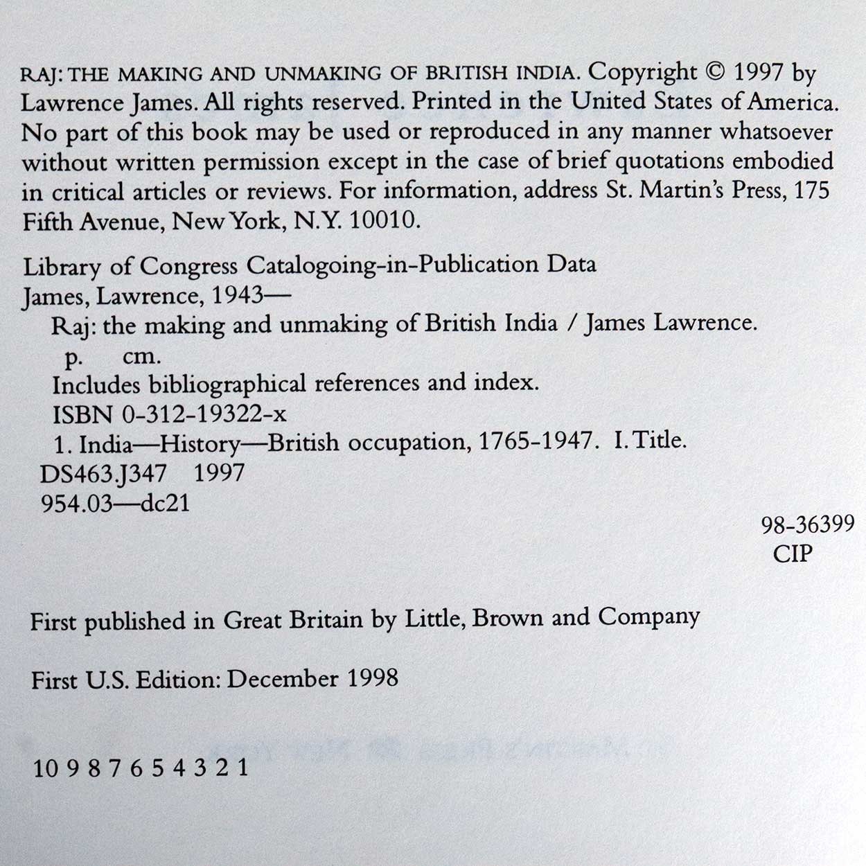 Boek Raj Book: Raj the Making and Unmaking of British India by - Etsy