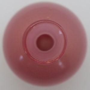 Vintage Italian Murano Glass Pink Gold Aventurine Bottle image 3