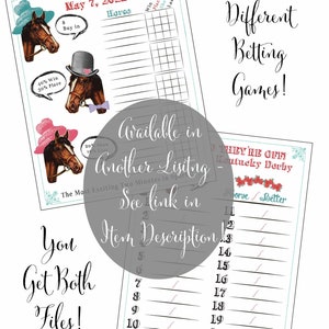 Kentucky Derby Party Printables Jockey Jersey Silks Post | Etsy