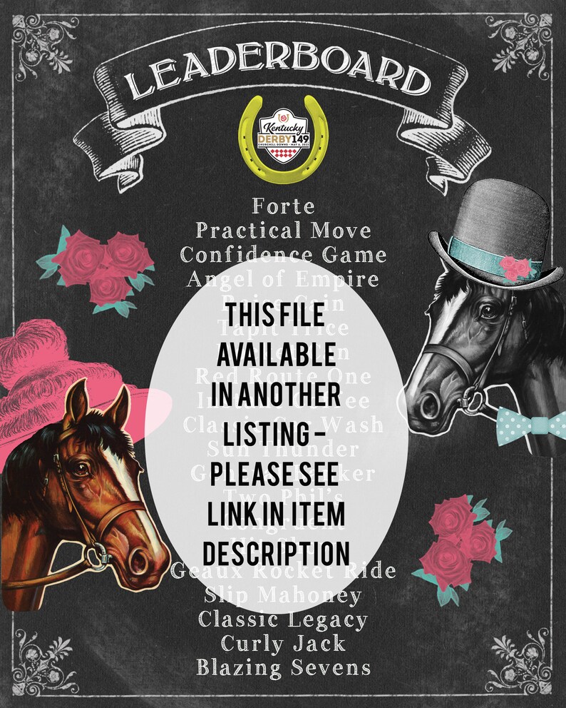 Kentucky Derby Party Printable Jockey Jersey Silks Full Sheets Etsy