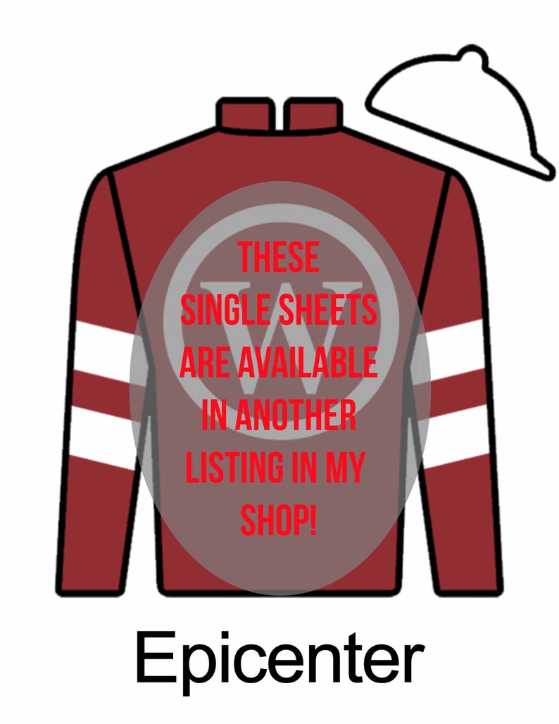 Kentucky Derby Party Printables Jockey Jersey Silks Post Etsy