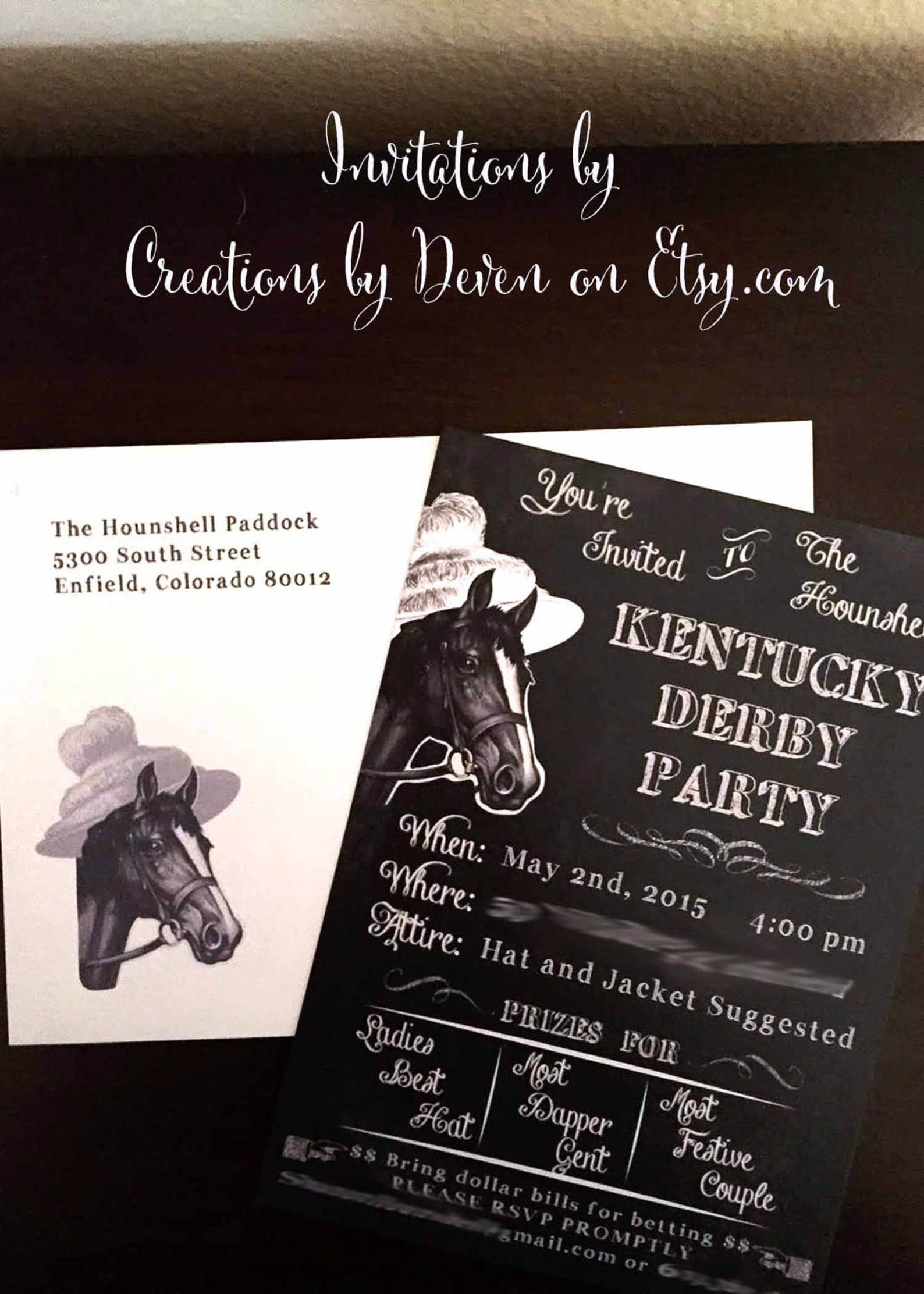 Kentucky Derby Party Printables Welcome Sign Cigar Bar Dessert | Etsy