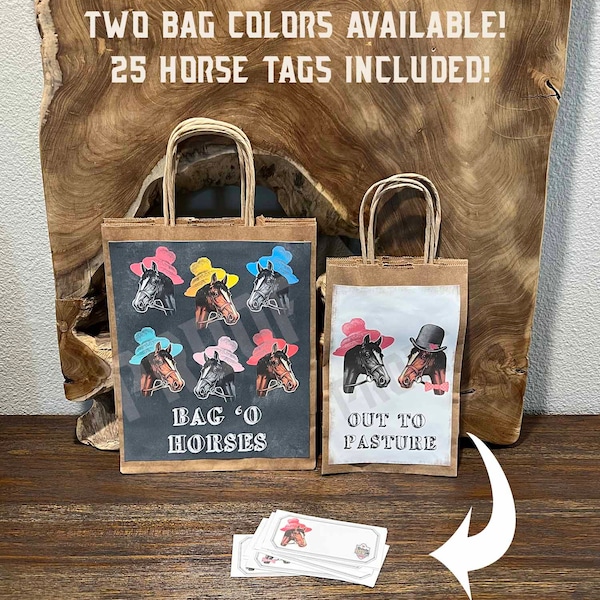 Bags and Tags for Kentucky Derby Horse Racing Betting Games