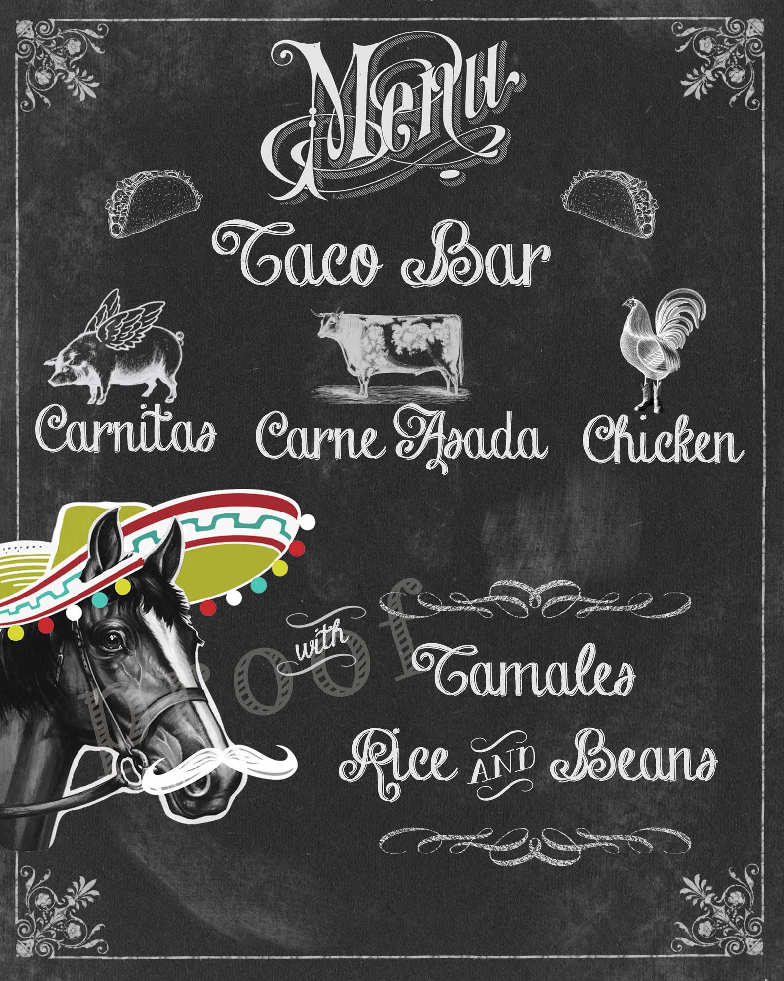 Kentucky Derby Party Menu Custom for Your Derby Party | Etsy
