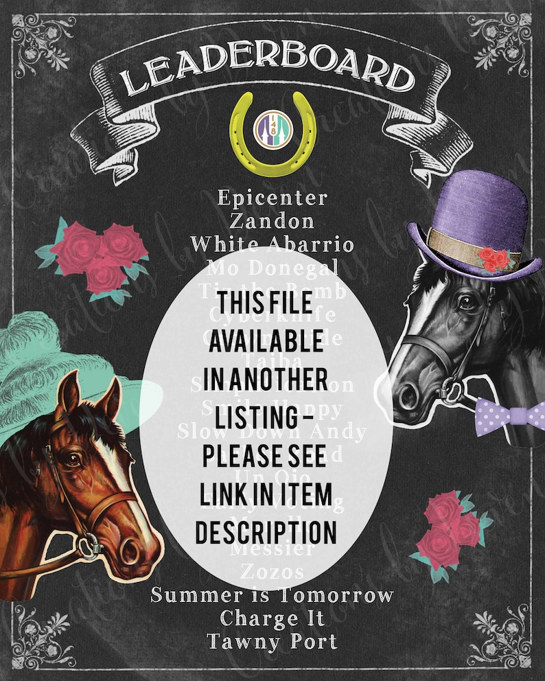 Kentucky Derby Party Printable Jockey Jersey Silks and Post Etsy