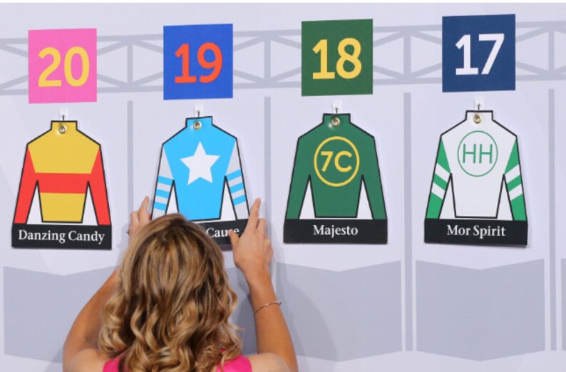Kentucky Derby Party Printable Jockey Jersey Silks and Post Etsy
