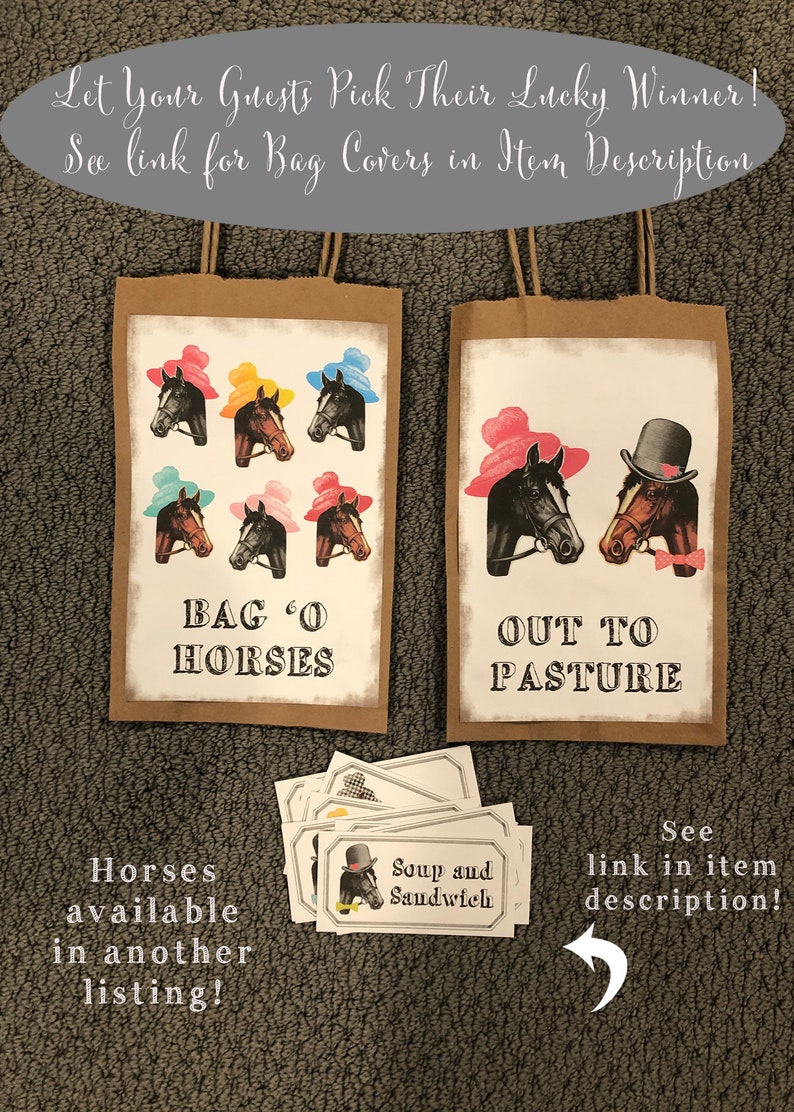 Kentucky Derby Party Printable Betting Sheets Betting Games Etsy
