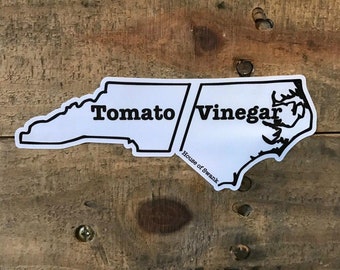 NC BBQ STICKER