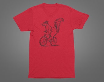 Squirrel Riding Bike Shirt