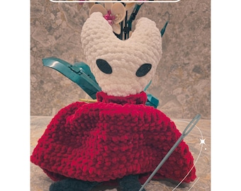 Peluche de ganchillo amigurumi Hornet Silksong - Peluche de ganchillo Hollow Knight