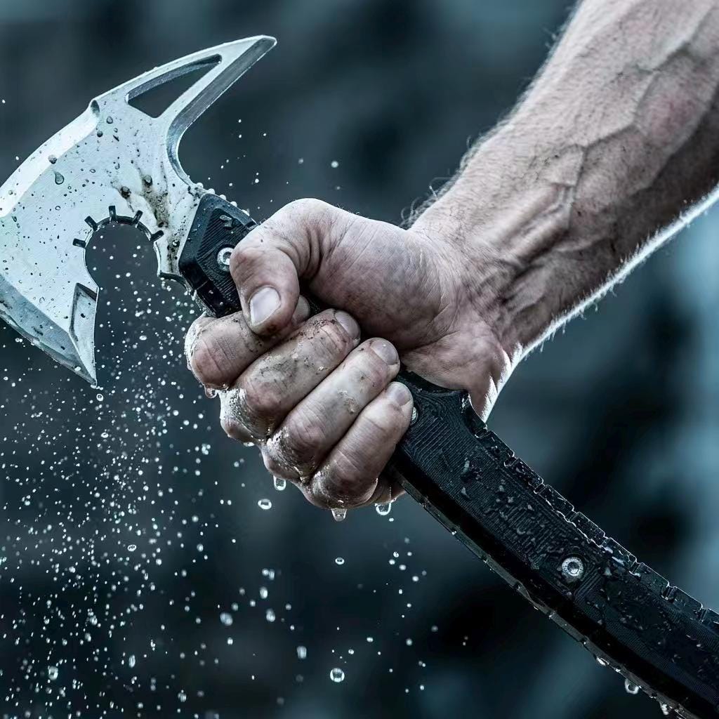 04276万軍-トマホーク-高炭素鋼 古兵器　刀装具　日本刀　模造刀 狩猟 斧 Tomahawk tactical - Etsy 日本